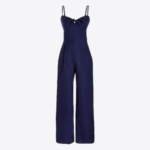 Memorial Sale 🇺🇸!! 
Tie-front jumpsuit in linen-cotton
